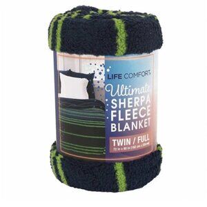 Life Comfort Ultimate Sherpa Fleece Blanket